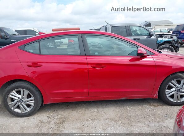 5NPD84LF2LH579579 2020 HYUNDAI ELANTRA Red Панорамний вид салону 360°