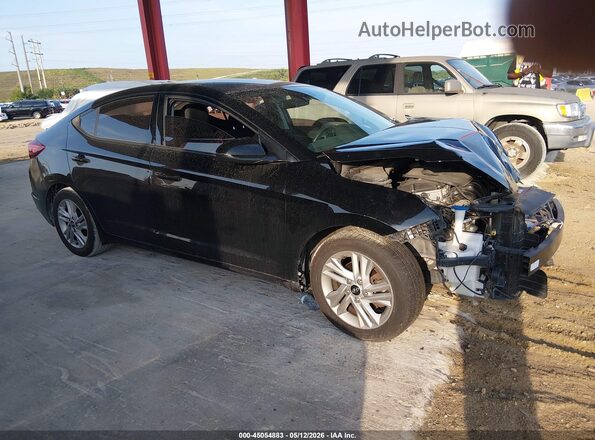 5NPD84LF2LH596527 2020 HYUNDAI ELANTRA Black უკანა სალონის ხედი