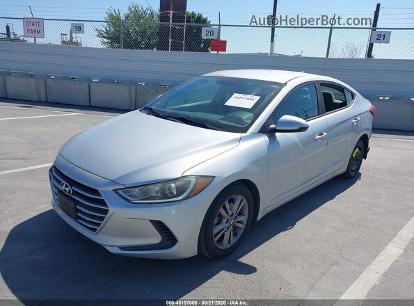 5NPD84LF3HH006018 2017 HYUNDAI ELANTRA Silver Przód lewy