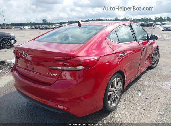 5NPD84LF3HH016161 2017 HYUNDAI ELANTRA Red Հետևի աջ