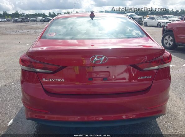 5NPD84LF3HH016161 2017 HYUNDAI ELANTRA Red 