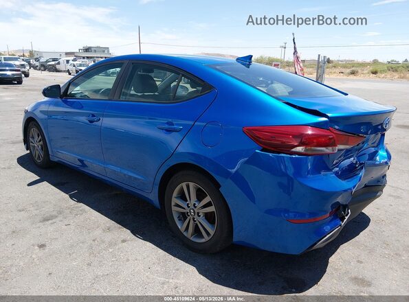 5NPD84LF3HH061794 2017 HYUNDAI ELANTRA Blue Trasero izquierdo