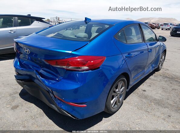 5NPD84LF3HH061794 2017 HYUNDAI ELANTRA Blue Trasero derecho