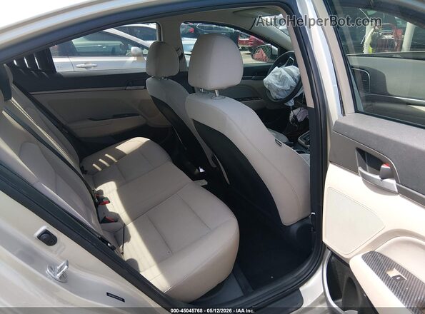 5NPD84LF3HH130791 2017 HYUNDAI ELANTRA Beige VIN კოდის სტიკერის ხედი