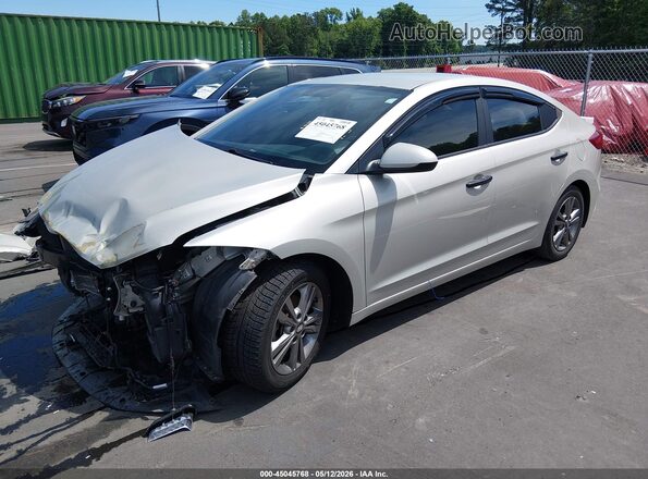 5NPD84LF3HH130791 2017 HYUNDAI ELANTRA Beige წინა მარცხენა ხედი სამი მეოთხედიდან
