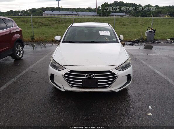 5NPD84LF3HH150216 2017 HYUNDAI ELANTRA White Vista del cuadro de instrumentos