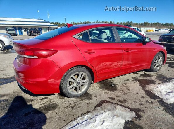 5NPD84LF3HH153259 2017 HYUNDAI ELANTRA Темно-бордовый Задняя правая четверть