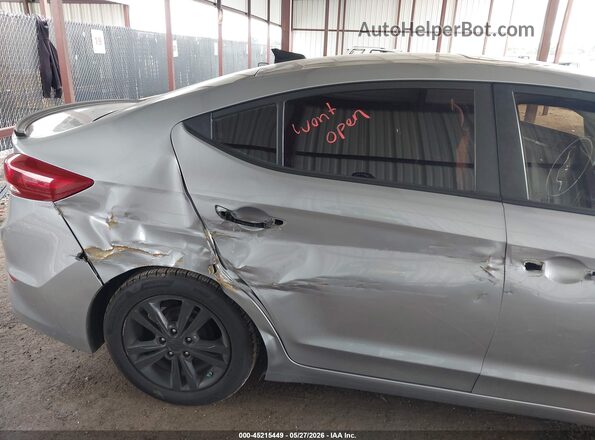 5NPD84LF3HH162219 2017 HYUNDAI ELANTRA Gray 