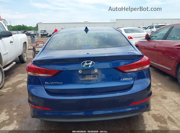 5NPD84LF3HH179554 2017 HYUNDAI ELANTRA Blue 