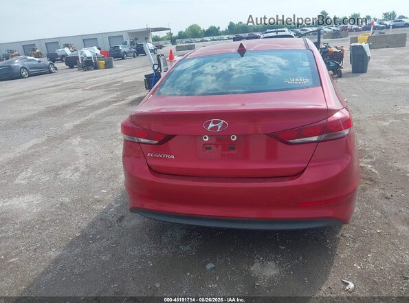 5NPD84LF3HH196807 2017 HYUNDAI ELANTRA Red 