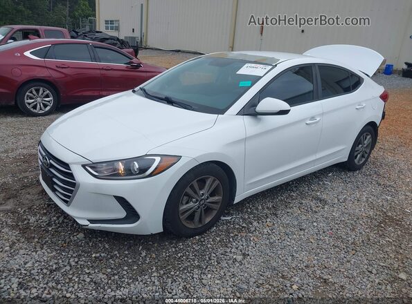 5NPD84LF3JH226961 2018 HYUNDAI ELANTRA White Front left