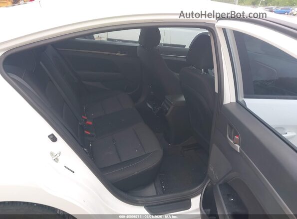 5NPD84LF3JH226961 2018 HYUNDAI ELANTRA White VIN sticker view