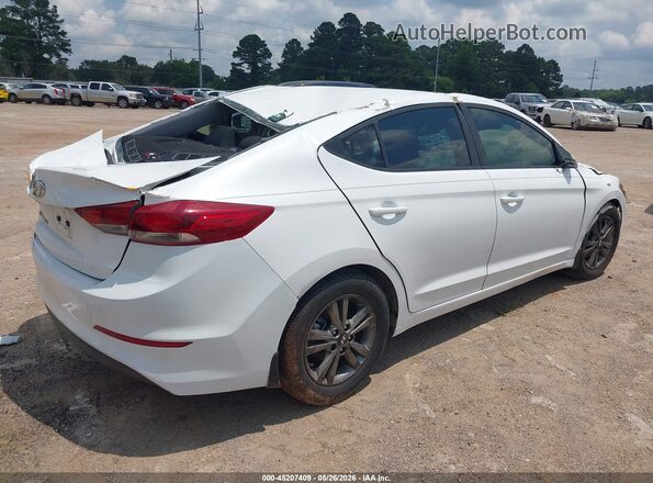 5NPD84LF3JH237958 2018 HYUNDAI ELANTRA White Հետևի աջ