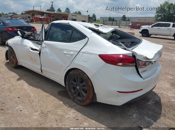 5NPD84LF3JH237958 2018 HYUNDAI ELANTRA White Հետևի ձախ