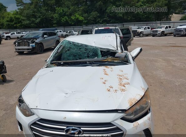 5NPD84LF3JH237958 2018 HYUNDAI ELANTRA White Դիմացի տեսք