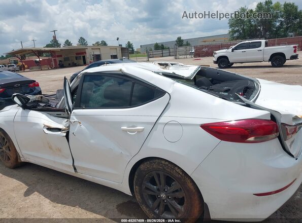 5NPD84LF3JH237958 2018 HYUNDAI ELANTRA White Սալոնի հետևի տեսք