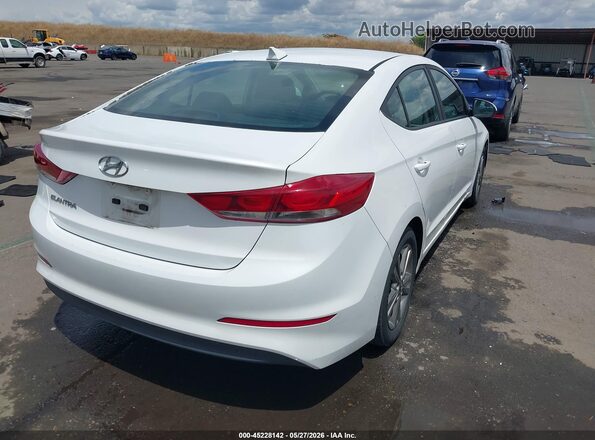 5NPD84LF3JH310374 2018 HYUNDAI ELANTRA Белый Задняя правая четверть