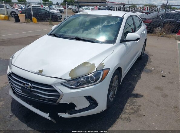 5NPD84LF3JH310374 2018 HYUNDAI ELANTRA Белый Передняя левая четверть