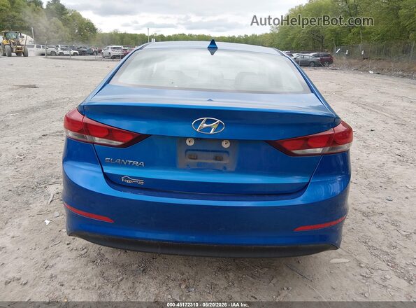 5NPD84LF3JH312965 2018 HYUNDAI ELANTRA Blue 