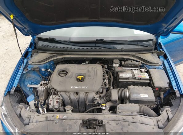 5NPD84LF3JH312965 2018 HYUNDAI ELANTRA Blue Rear view
