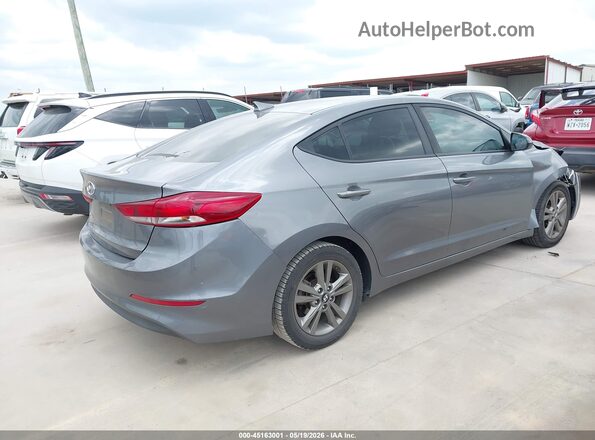 5NPD84LF3JH325280 2018 HYUNDAI ELANTRA Gray 