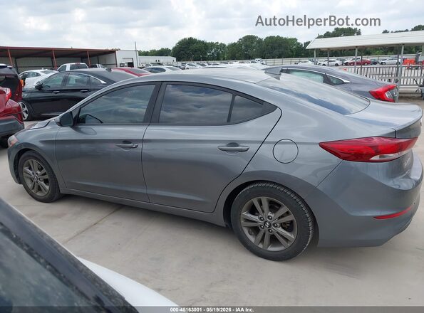 5NPD84LF3JH325280 2018 HYUNDAI ELANTRA Gray 