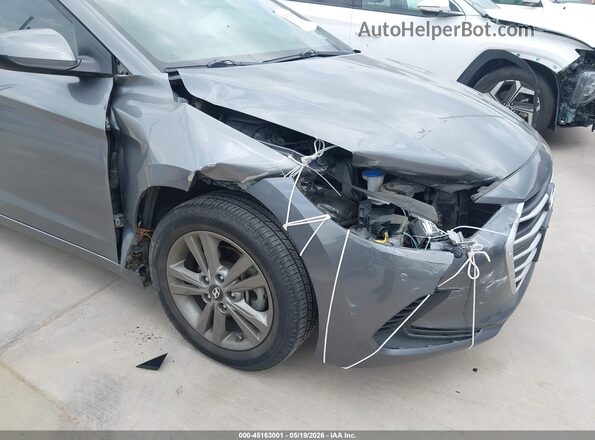 5NPD84LF3JH325280 2018 HYUNDAI ELANTRA Gray 