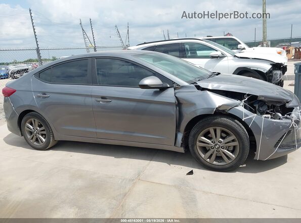 5NPD84LF3JH325280 2018 HYUNDAI ELANTRA Gray 