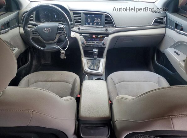 5NPD84LF3JH327949 2018 HYUNDAI ELANTRA Red Вид панелі приладів