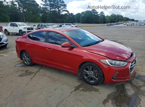 5NPD84LF3JH327949 2018 HYUNDAI ELANTRA Red Передня права чверть