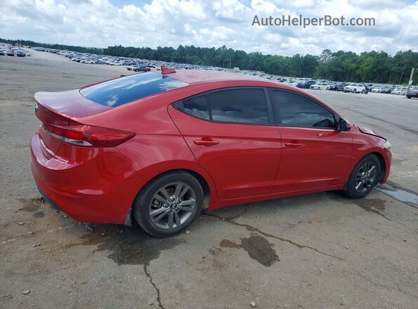 5NPD84LF3JH327949 2018 HYUNDAI ELANTRA Red Задня права чверть