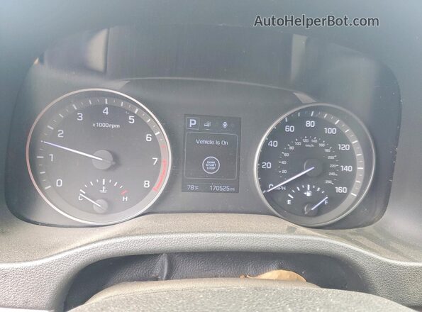 5NPD84LF3JH327949 2018 HYUNDAI ELANTRA Red Вид щитка приладів