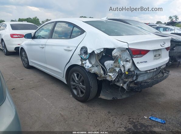 5NPD84LF3JH401483 2018 HYUNDAI ELANTRA White Tył lewy