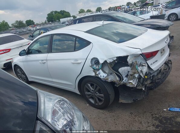5NPD84LF3JH401483 2018 HYUNDAI ELANTRA White Widok wnętrza 360 stopni