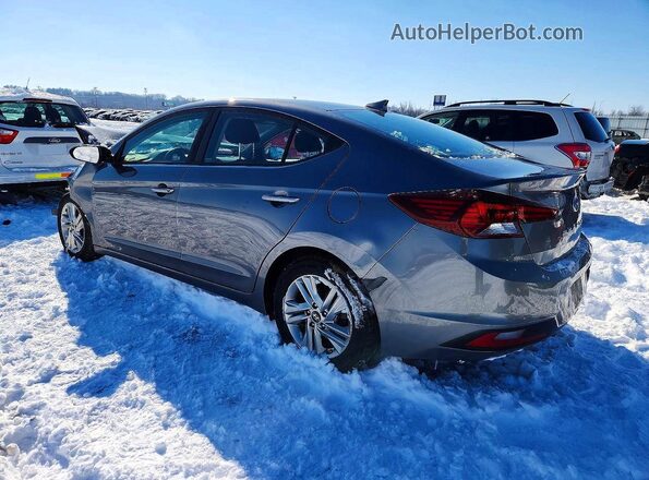 5NPD84LF3KH408032 2019 HYUNDAI ELANTRA Gray 