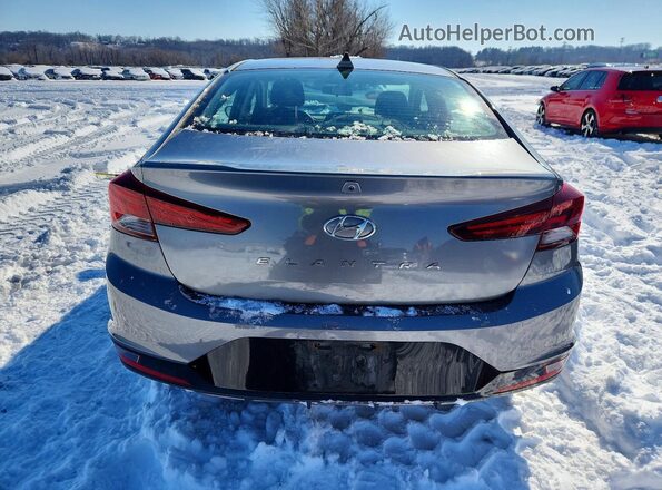 5NPD84LF3KH408032 2019 HYUNDAI ELANTRA Gray 
