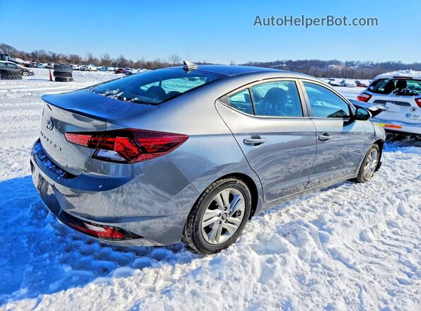 5NPD84LF3KH408032 2019 HYUNDAI ELANTRA Gray 