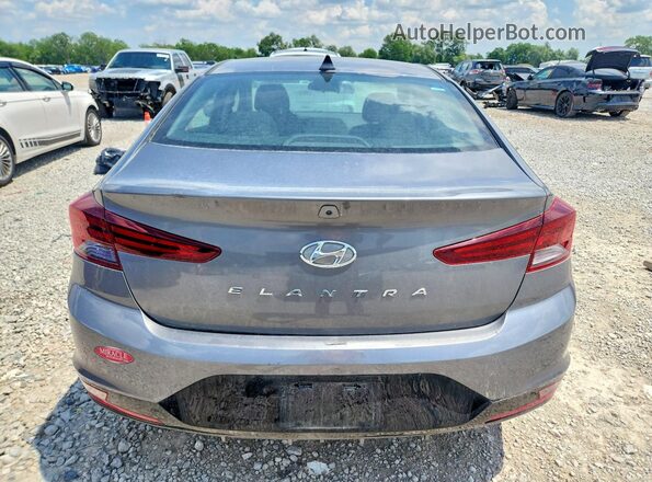 5NPD84LF3KH485564 2019 HYUNDAI ELANTRA Gray 
