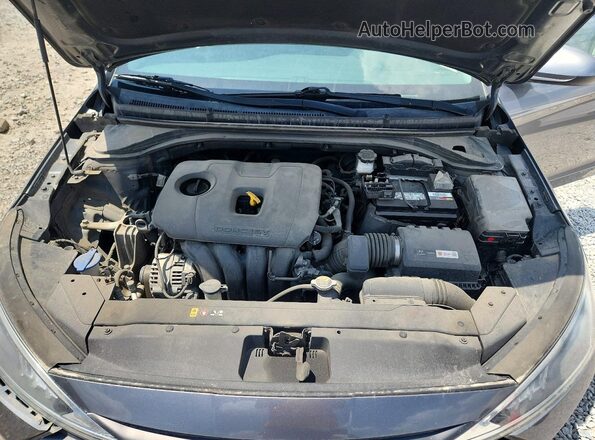 5NPD84LF3KH485564 2019 HYUNDAI ELANTRA Gray 
