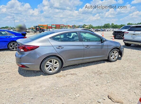 5NPD84LF3KH485564 2019 HYUNDAI ELANTRA Gray 