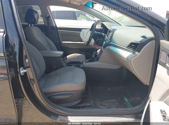 5NPD84LF3LH584631 2020 HYUNDAI ELANTRA Black წინა სალონის ხედი