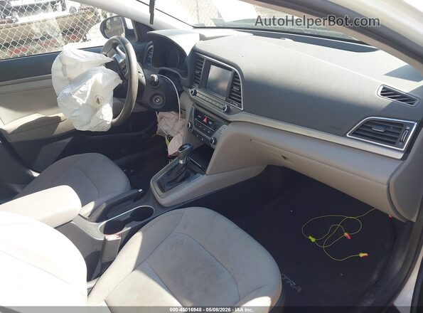 5NPD84LF4HH033549 2017 HYUNDAI ELANTRA White Вид салону спереду
