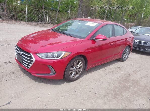 5NPD84LF4HH036810 2017 HYUNDAI ELANTRA Red Vista tres cuartos delantera izquierda