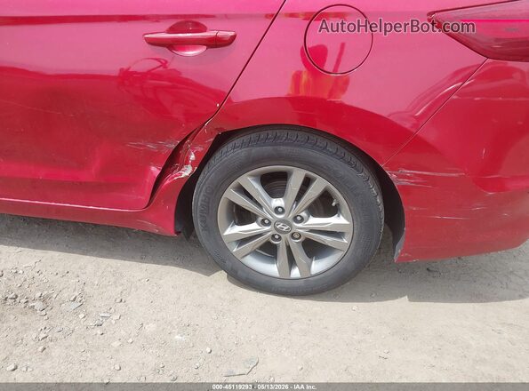5NPD84LF4HH036810 2017 HYUNDAI ELANTRA Red Vista frontal
