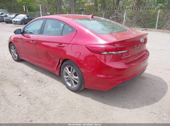 5NPD84LF4HH036810 2017 HYUNDAI ELANTRA Red Trasero izquierdo