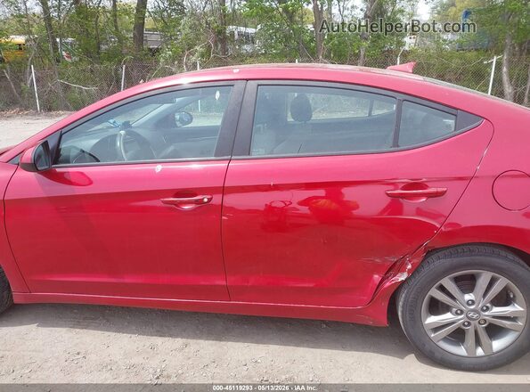 5NPD84LF4HH036810 2017 HYUNDAI ELANTRA Red Vista interior de 360 grados