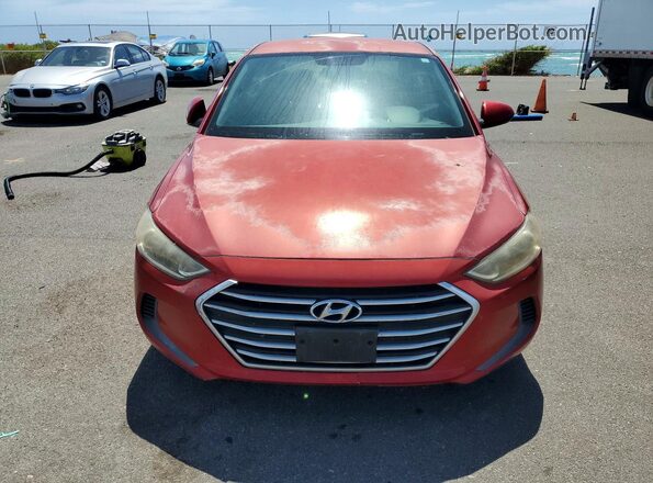 5NPD84LF4HH098451 2017 HYUNDAI ELANTRA Red Вид спереду
