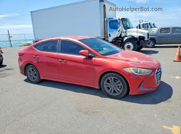 5NPD84LF4HH098451 2017 HYUNDAI ELANTRA Red Передня права чверть