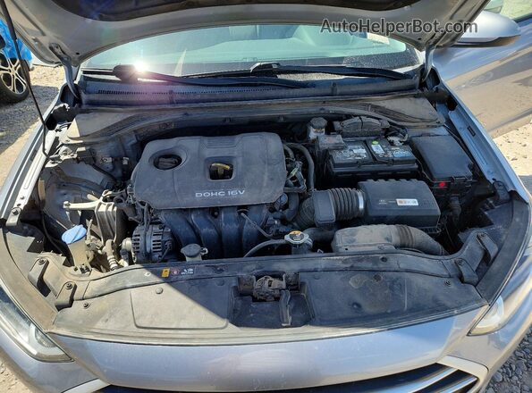 5NPD84LF4HH155361 2017 HYUNDAI ELANTRA Gray 
