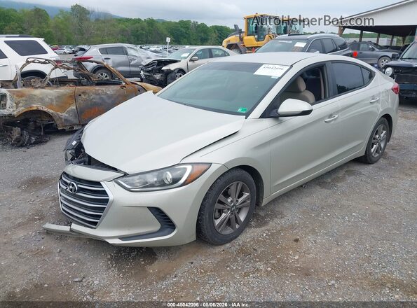 5NPD84LF4HH178784 2017 HYUNDAI ELANTRA Silver Vista tres cuartos delantera izquierda